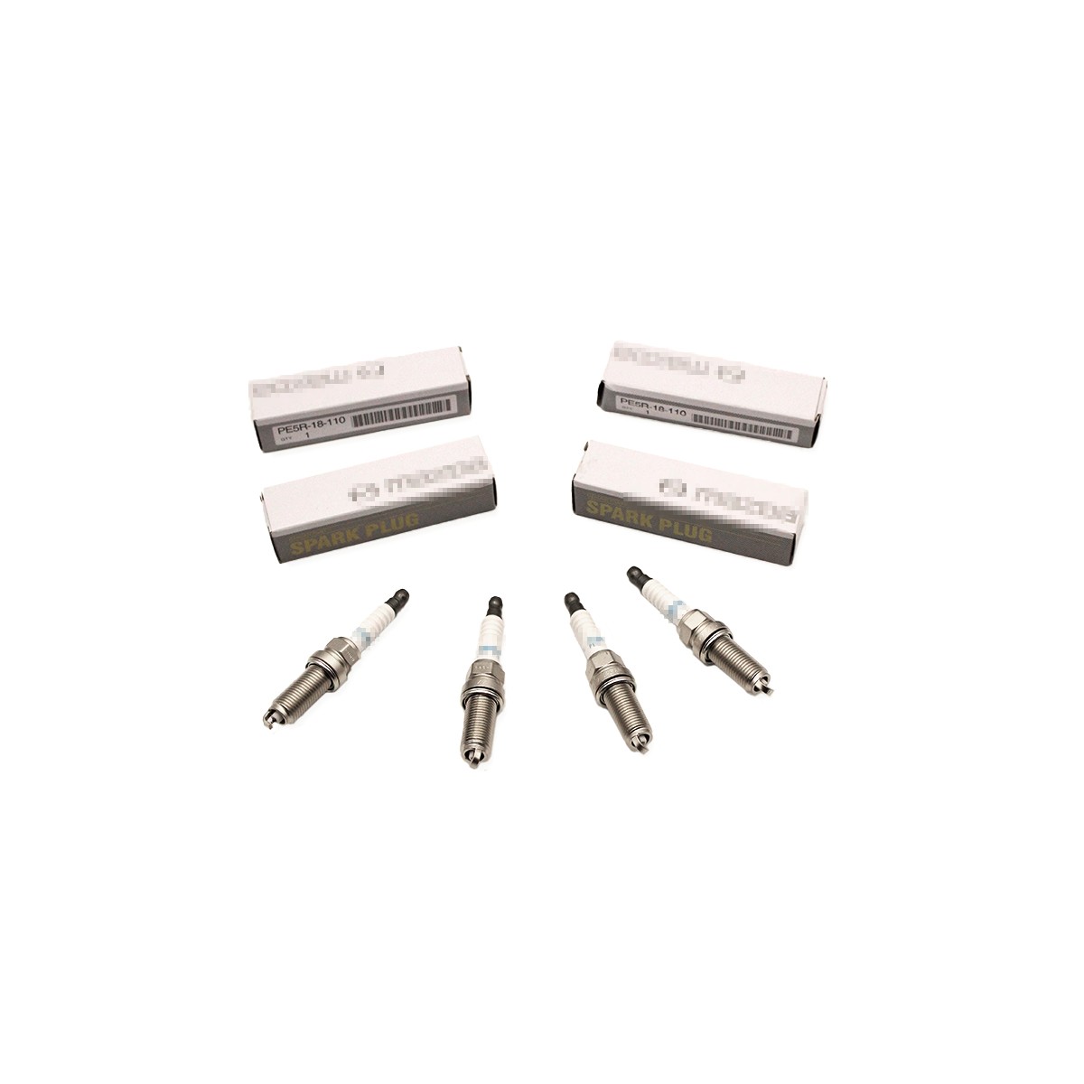 PE5R-18-110 NEW Mazda Spark Plug 4PC Fit M3 M6 CX-3 CX-30 CX-5 2012-2025