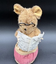Vintage Beatrix Potter The Tailor Of Gloucester Mouse Plush W/ Tag Eden Stuffed