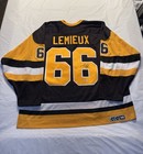 MARIO LEMIEUX SIGNED AUTOGRAPH JERSEY PITTSBURGH PENGUINS CCM PSA/DNA COA RARE