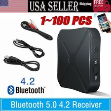 2in1Bluetooth Transmitter Receiver Wireless Adapter TV Home Stereo A2DPAudio lot