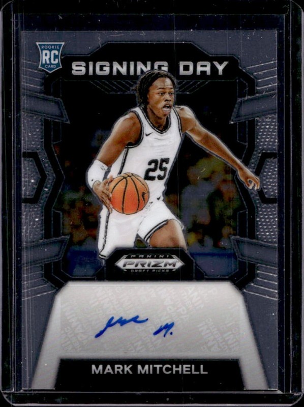 2024 Prizm Draft Picks Collegiate Mark Mitchell Signing Day RC Auto #SD-MIT