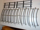 Marx / Hafner Two Rail Wind Up Canted O Gauge Train Track 15 Pieces
