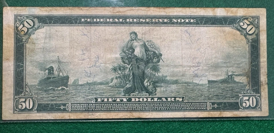 $50 1914 Federal Reserve Note St. Louis S/N H470235A PCGS 20 - Image 4 of 4