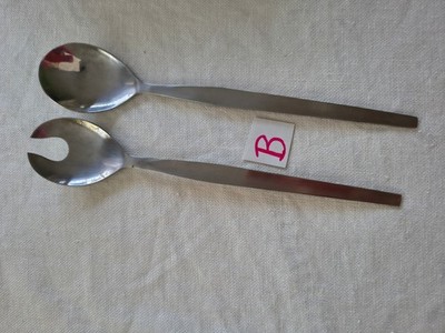 Fackelmann Salatbesteck Metall rostfrei 25,5 cm