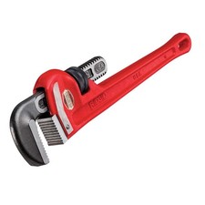 RIDGID 6" Heavy-Duty Straight Pipe Wrench Plumbing Tool Red Made in USA