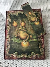 Paperblanks Journal Ultra Lines Frog Prince with matching bookmark. Ships FREE!