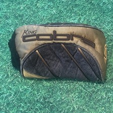 King Cobra SS Driver Headcover Black Gold Average Condition Ships Fast HC567