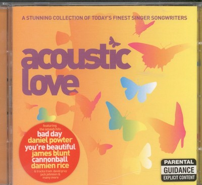 Various Artists Acoustic Love CD UK Warner 2005 Has info-sticker on front