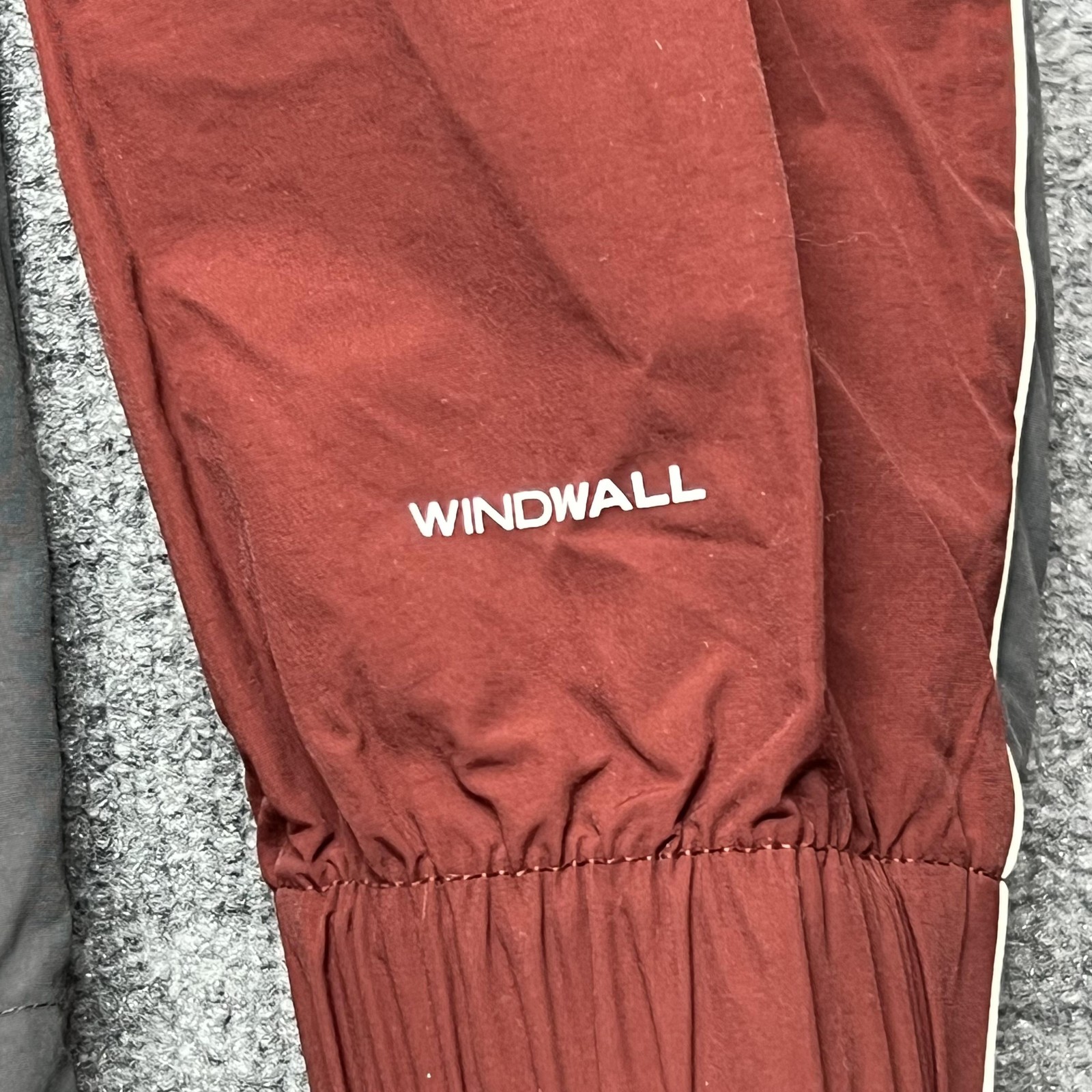 The North Face Jacket Mens Medium Gray Red WindWall Boreas Hike Full Zip Hiking thumbnail 2