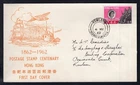 HONG KONG 1962 FDC Cover. Postage Stamp Centenary