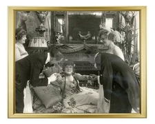 THEDA BARA SCENE CAMILLE MOVIE SEATTLE 1917 8X10 GOLD FRAMED PHOTO