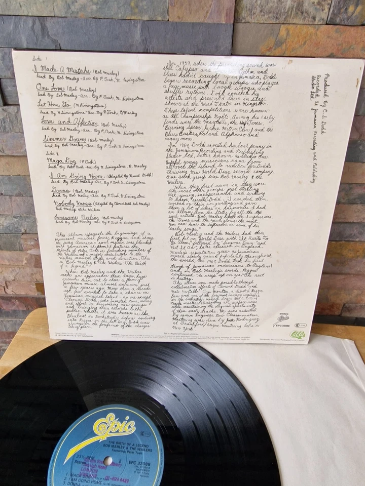 Bob Marley & The Wailers The Birth of a Legend · Lp · 1977, photo 4 of 5