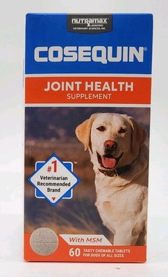Cosequin DS 60 Count Dog Joint Supplement Soft Chews EXP 06/2029 Vet