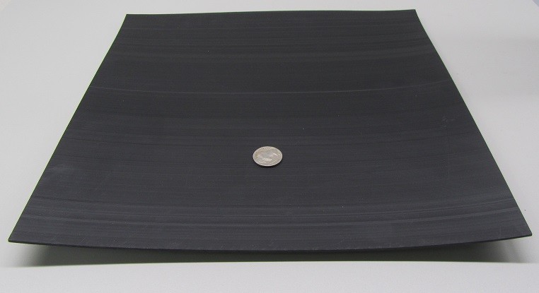 Tivar UHMW PE Black Sheet – 1/16" Thick X 12" Wide X 24" Long, Polyethylene Plastic