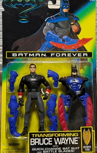 Batman Forever Transforming Bruce Wayne Figure VTG 1995 Sealed New MOC
