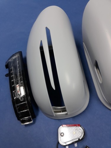 TWO ARROW LED UNPAINTED DOOR MIRROR COVERS 2002-2005 MERCEDES BENZ W220 S-CLASS - Bild 4 von 12