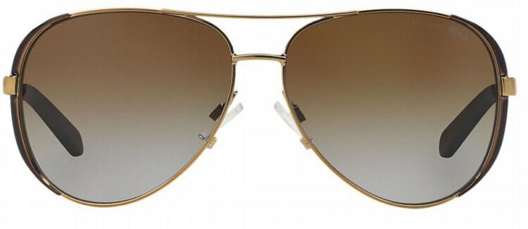 NWT Michael Kors Sunglasses MK 5004 1014T5 Polarized Gold / Brown Gradient 59mm-animated-img