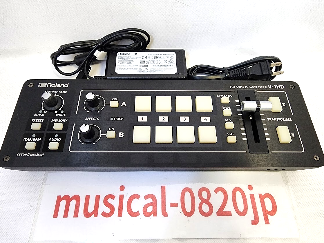 Roland V-1HD 4 Channel HDMI HD Video Switcher Video Mixer VJ Video