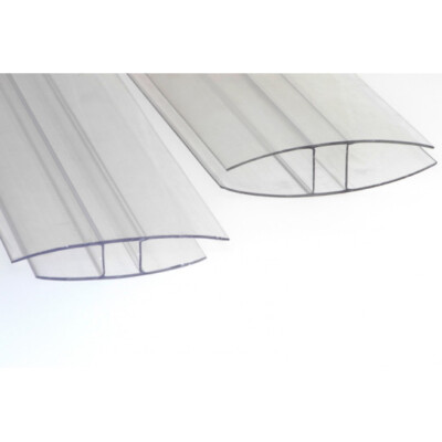 Profilo Giunzione A H Per Lastre Policarbonato Alveolare – Lunghezza 2 M, Spessore 6 Mm, Decor Italy - Foto 7