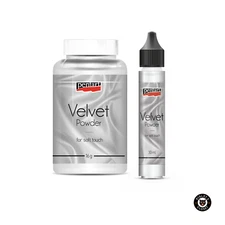 White Velvet Powder | Pentart | Pen or Bottle | Mixed Media, Stenciling