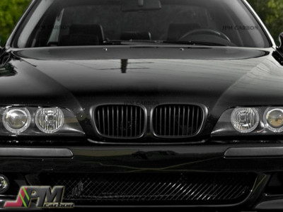 1997-2003 BMW E39 5-Series 528i 530i 540i M5 Matte Black Front Grille Kidney
