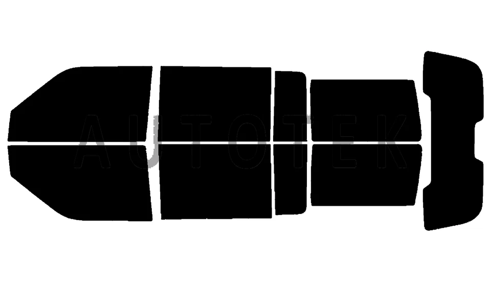 Película precortada en todos los lados + ventana trasera cualquier tono % para Ford Flex 2013-2019 Foto 2 de 4