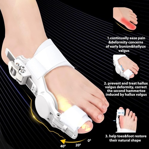 Bunion Corrector for Women & Men, Orthopedic Toe Straightener, Adjustable Splint - Picture 2 of 7
