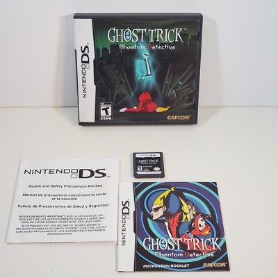 Ghost Trick: Phantom Detective (Nintendo DS 2011) Complete, Authentic & Tested