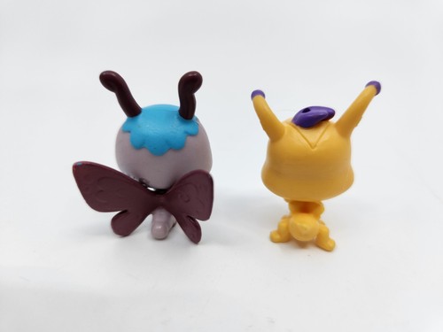 Littlest Pet Shop LPS #267 Butterfly Peppiona Flutters #318 Apia Honeybun Bee - Picture 3 of 6