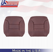 1995 To 2000 For Chevy Silverado 2500 Driver Passenger Top Leather Covers Red 1995 To 2000 For Chevy Silverado 2500 Driver Passenger Top Leather Covers Red