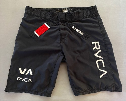 RVCA BJ Penn Black Shorts Mens Size 36 