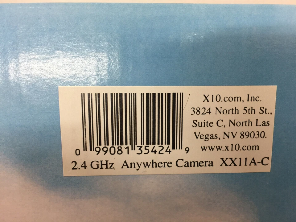 X-10 2.4GHz Anywhere Camera XX11A-C (Remote Controlled Indoor/Outdoor Color) - Image 3 of 4