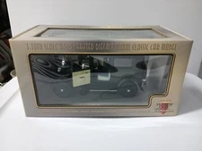 POLICE 1931 FORD MODEL A TUDOR SEDAN 1:18 MOTOR CITY AN ORIGINAL HQ CLASSIC