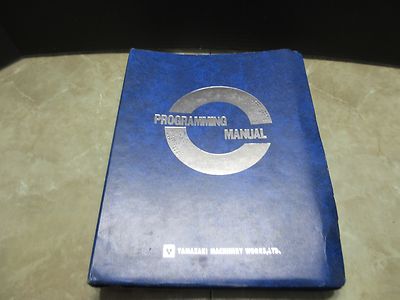 MAZAK MICRO-CENTER V PROGRAMMING MANUAL  42687 CNC VERTICAL MILL