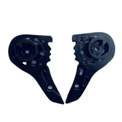 2tlg Helmschild Pivot Basis Plate Schwarz für LS2 FF358 FF385/396/387/392