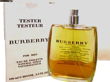 Burberry  for Men Cologne 3.4oz/ 100 ml Eau De Toilette Spray Tester