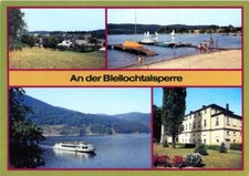 Tarjeta postal 10-C124 Grafenwarth-Kloster-Ebersdorf Schleiz Turingia Saale RDA