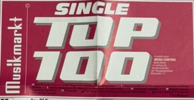 Charts Poster/Plakat ''Der Musikmarkt'' Single - Hitparade; DINA2 -- Auswahl 2006