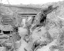 German trench occupied by British Soldiers World War I 8x10 WWI WW1 Photo 32