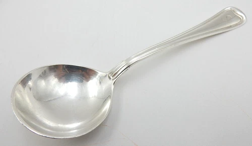 ANTIQUE GORHAM OLD FRENCH PAT. 1904 STERLING SILVER BOUILLON SPOON - 28 GRAMS