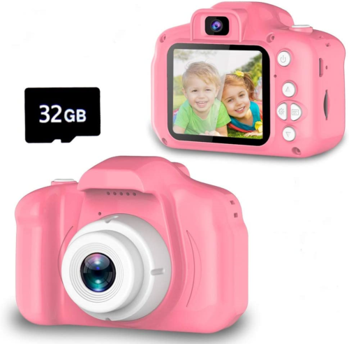 Seckton Upgrade Kinder Selfie-Kamera, Weihnachten Geburtstag Geschenke für Mädchen im Alter von 3-9, - Bild 1 von 7