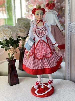 Katherine's Collection NEW Exclusive Valentine's Day Queen of Hearts Doll 32 in