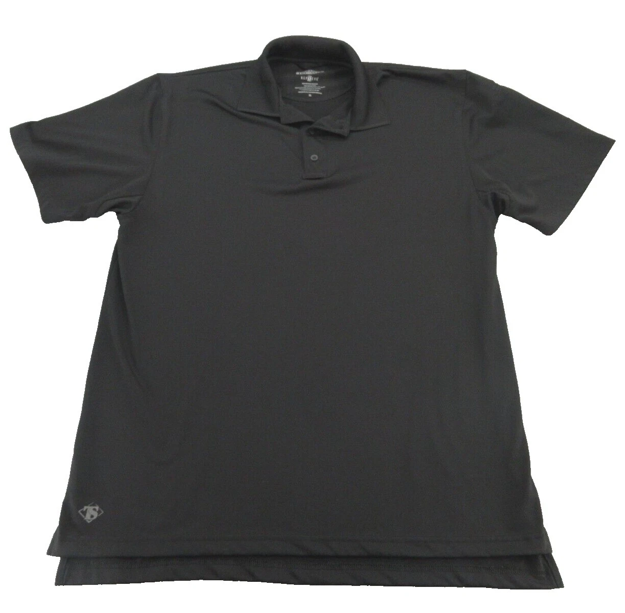 Manga corta TRU-SPEC camisas negras para hombres