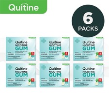 Quitine Nicotine Gum 4mg Classic Mint 1800 Pieces 6 bulk boxes