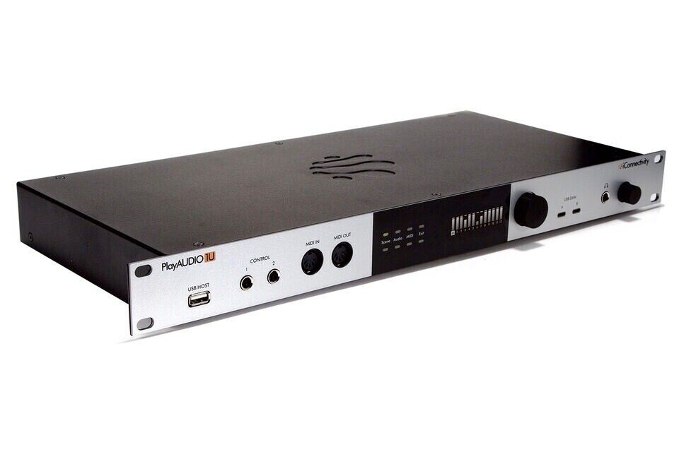 iConnectivity PlayAUDIO1U Rackmount Live Pro MIDI/Ethernet iConnectivity PlayAUDIO1U Rackmount Live Pro MIDI/Ethernet