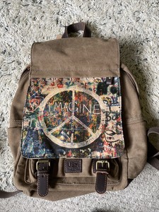 united leather backpack