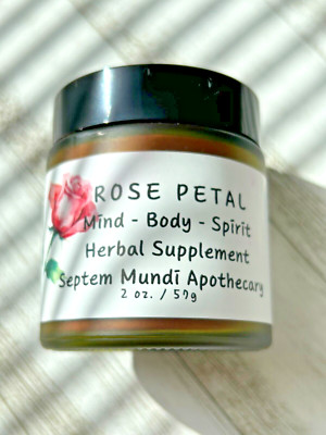 Rose Petal Powder 100% Organic Smoothies Lattes Tea Positive Mood Relax Edible C