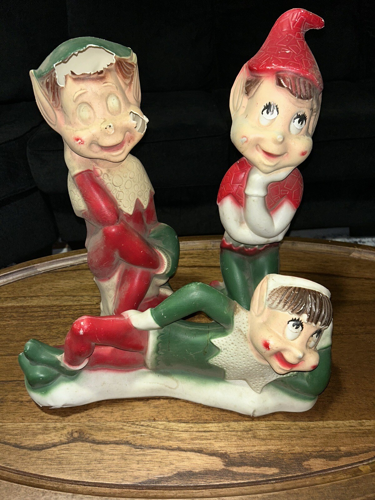 Vintage Judith Novelty Elves 1966 Blow mold eBay