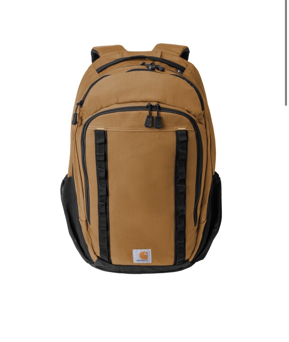 Carhartt® 25L Ripstop Backpack, Brown, Brand New, 500D, Rain 