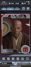 Topps Star Wars Digital Card Trader Silver Galactic Alphabet Mace Insert Award